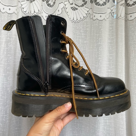 SOLD dr. marten jadon platform boots - Picture 5 of 9